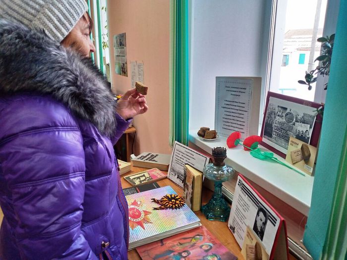 Акция памяти ''Ленинградский ломтик хлеба'' в Ильинской библиотеке