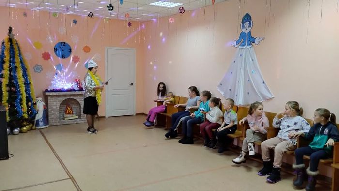 Игровая программа ''Новогодний экспресс'' в Ильинском сельском доме культуры